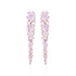 925 Sterling Silver Floral Leaf Cascade Earrings For Women