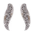 925 Sterling Silver Foliage Earrings