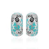 925 Sterling Silver Fusion Style Enamel Earrings For Women