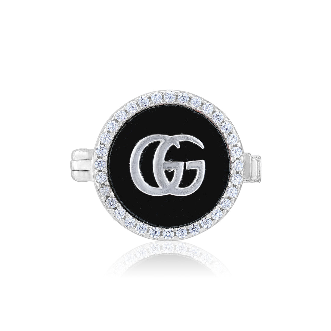 925 Sterling Silver GG Monogram Coat pin for Men