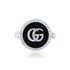 925 Sterling Silver GG Monogram Coat pin for Men