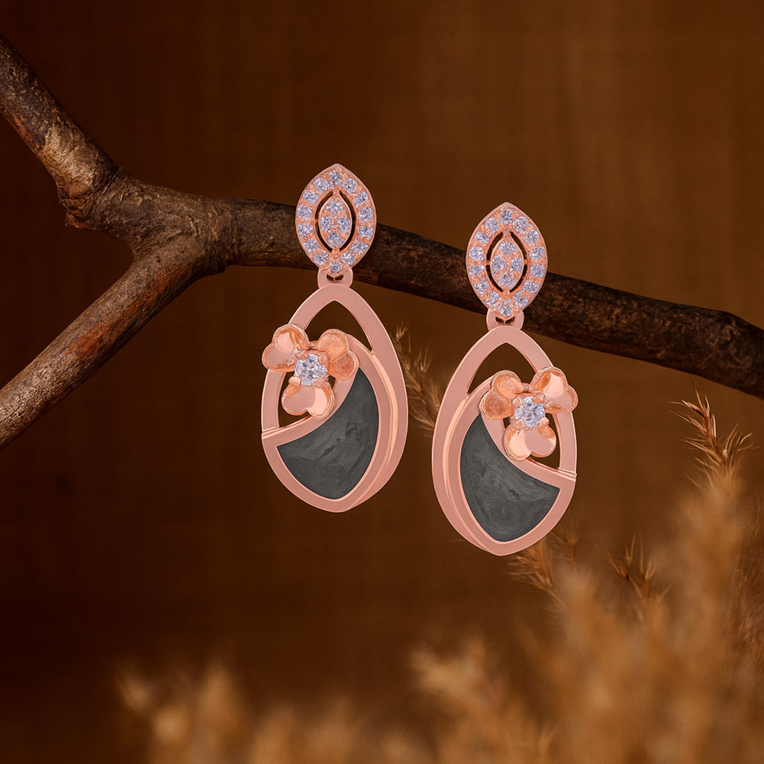 925 Sterling Silver Ginkgo Jade Radiance Earrings  For Women