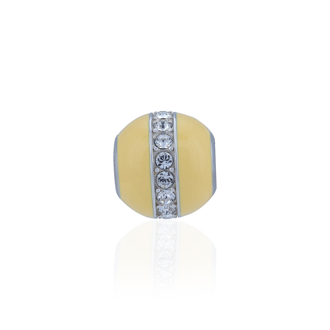 925 Sterling Silver  Gleam Yellow Mist Charm Pendant for Women