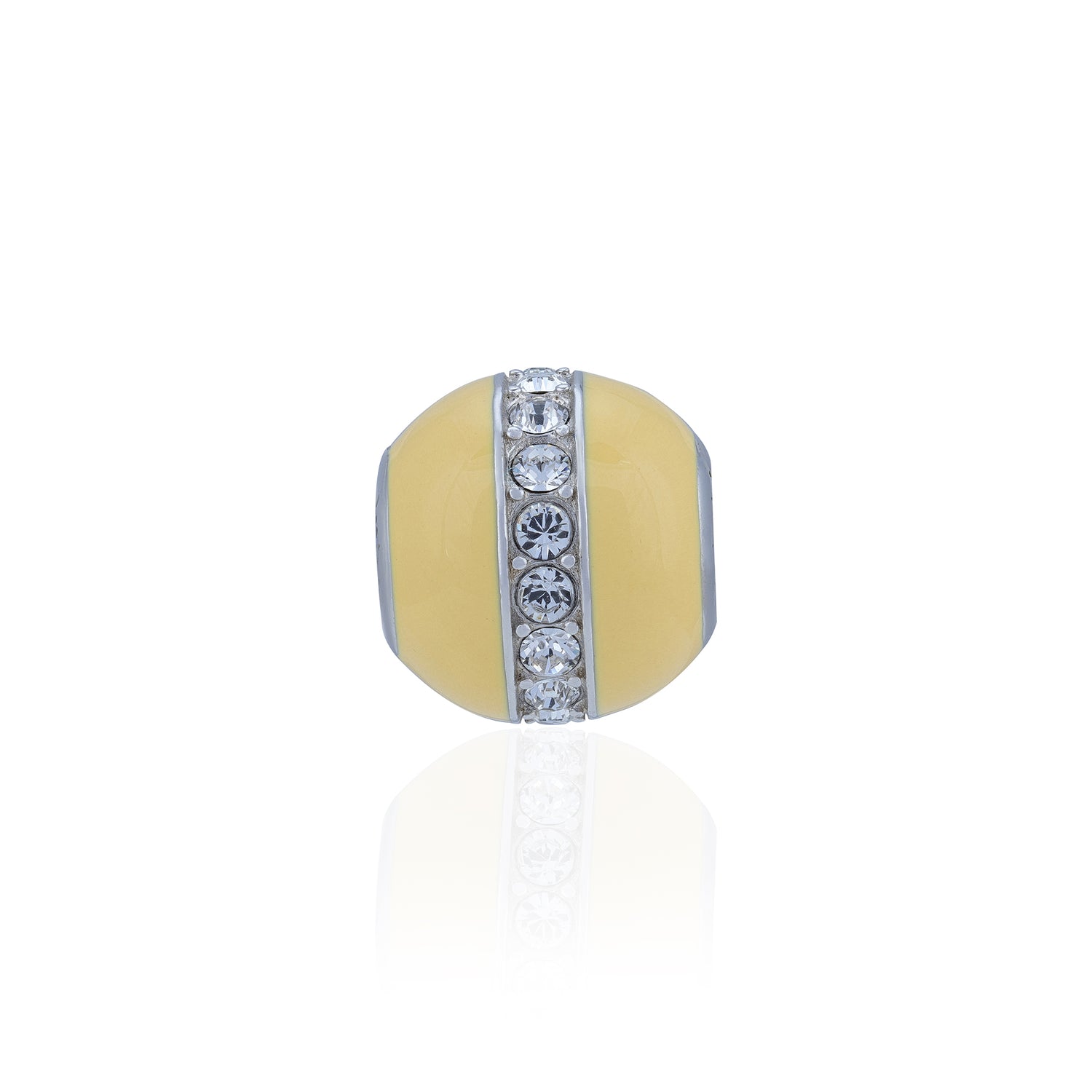 925 Sterling Silver  Gleam Yellow Mist Charm Pendant for Women