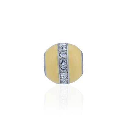 925 Sterling Silver  Gleam Yellow Mist Charm Pendant for Women