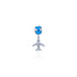 925 Sterling Silver GlobeTrotter Dream Charm Pendant for Women