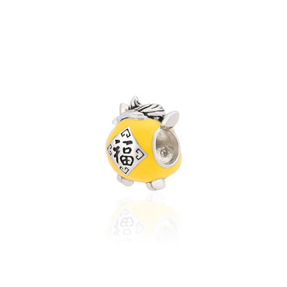 925 Sterling Silver Glowtail Happy Foal Charm Pendant for Women