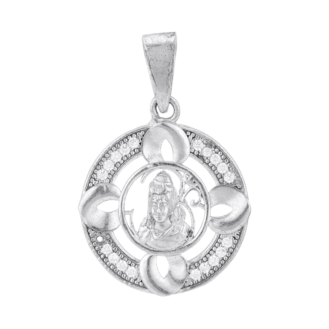 925 Sterling Silver Goddess Lakshmi Devotional Lotus-Inspired Pendant for Women
