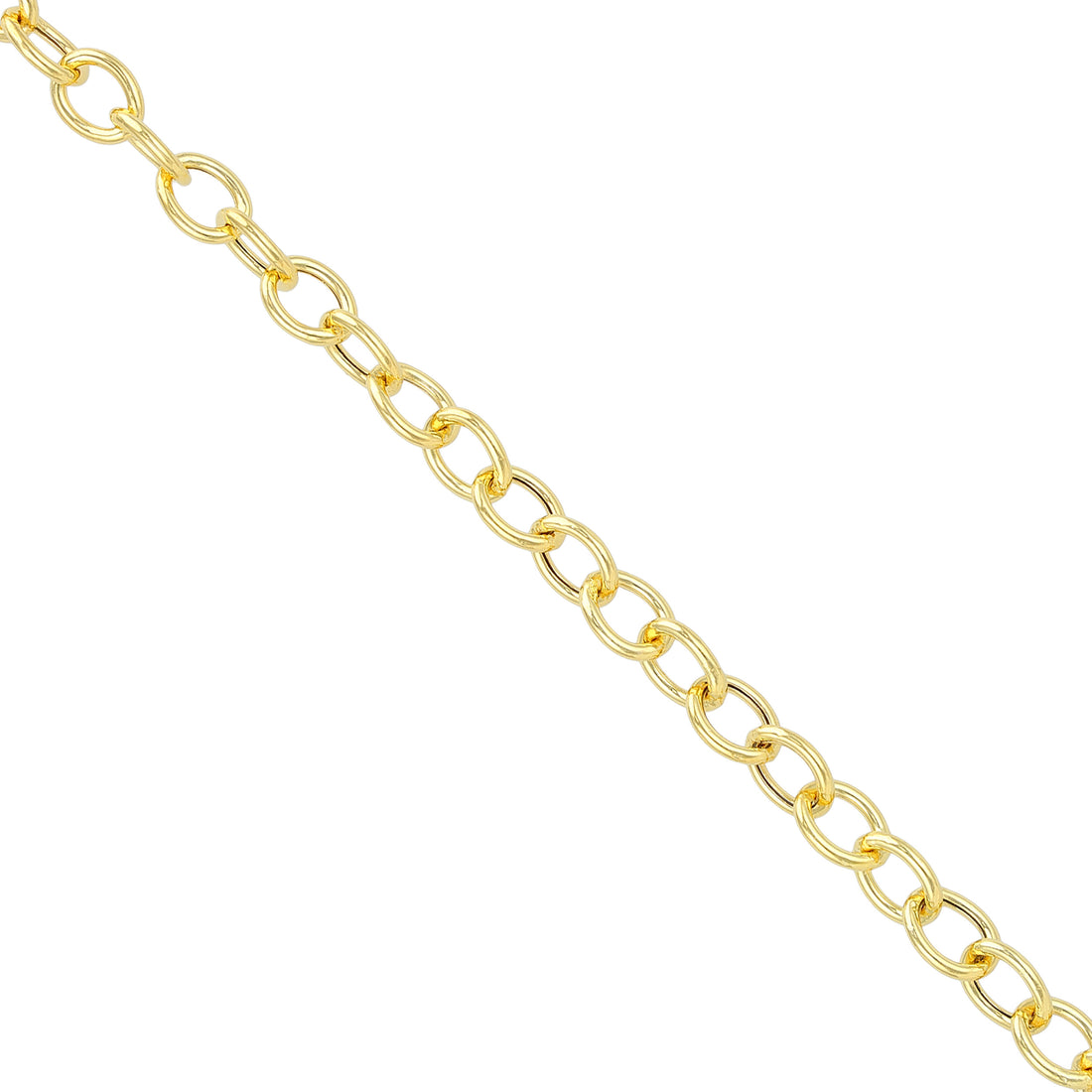 925 Sterling Silver GoldPlated HaloLink Bracelet for Men