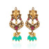 925 Sterling Silver Gold Plated Divine Conch Top Vibrant Drops Earrings for Women