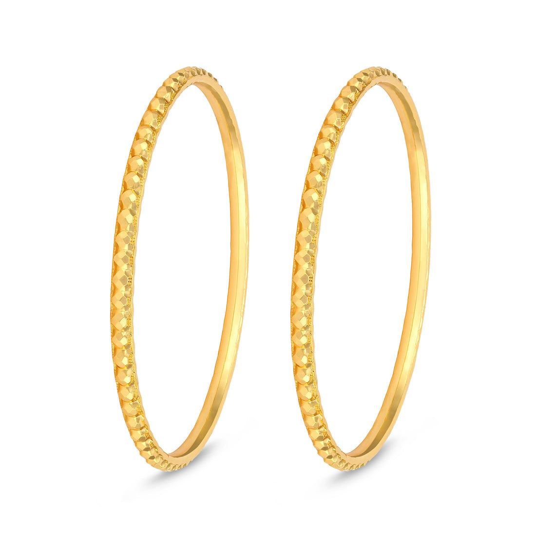 925 Sterling Silver Gold Plated Eternal Beaded Harmony Bangle For Women