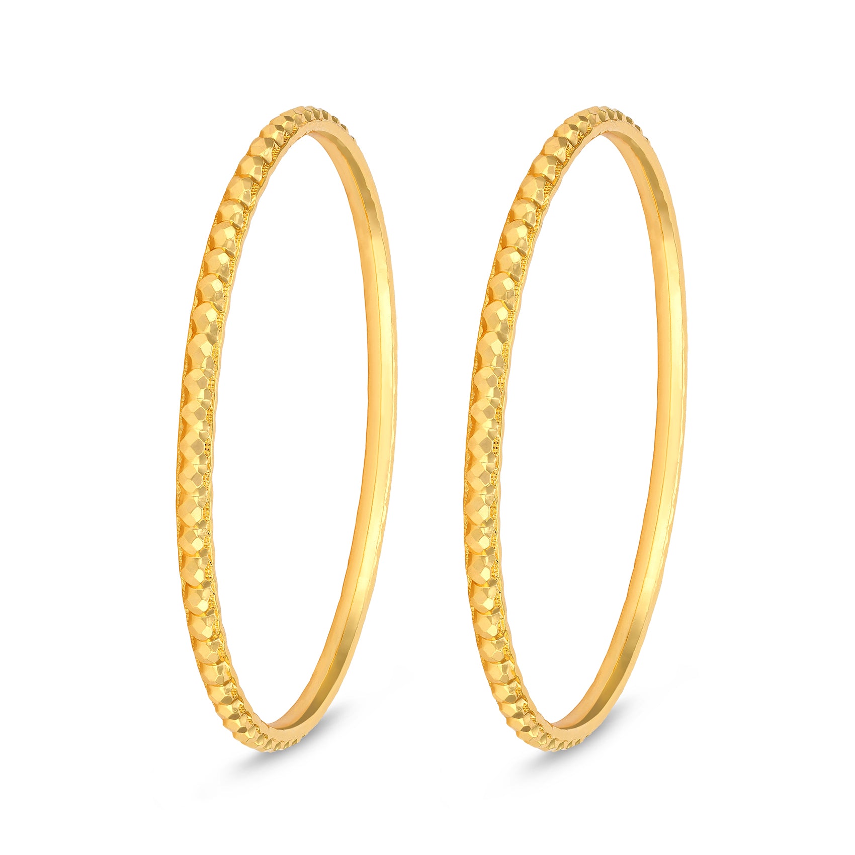 925 Sterling Silver Gold Plated Eternal Beaded Harmony Bangle For Women