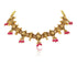 925 Sterling Silver Gold Plated Ganapati Lotus Panel Necklace for Women