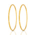 925 Sterling Silver Gold Plated Geometric Faceted Sparkle Bangle For Women