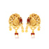 925 Sterling Silver Gold Plated Managa Traditional Dangler Drop Earrings for Women