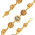 925 Sterling Silver Gold Plated Sapphire Bloom Bracelet for Women