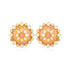 925 Sterling Silver Gold Plated Tiny Bloom Stud