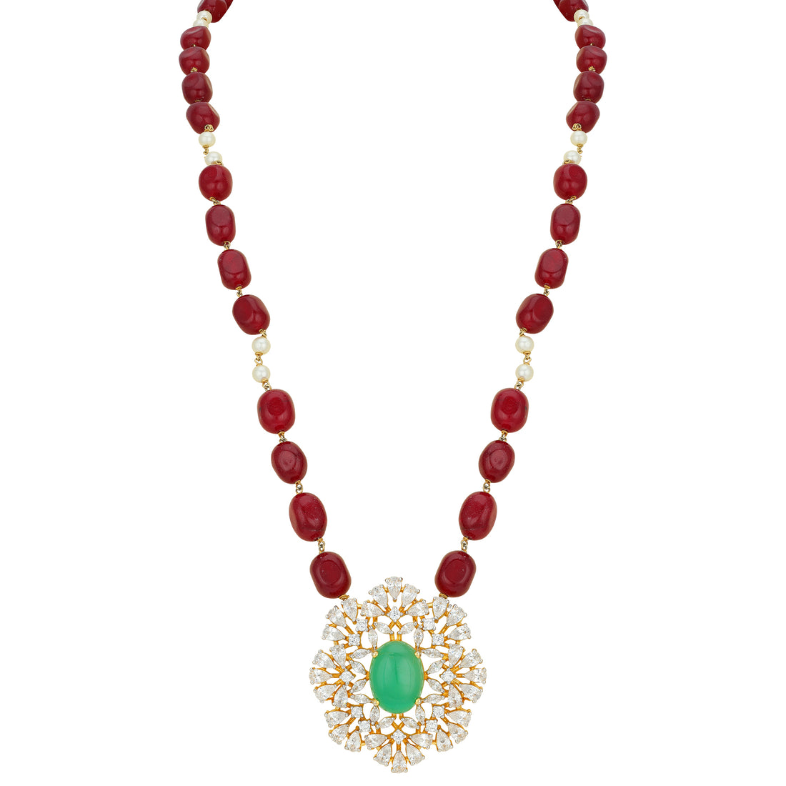 925 Sterling Silver Golden Era Charm Necklace for Women