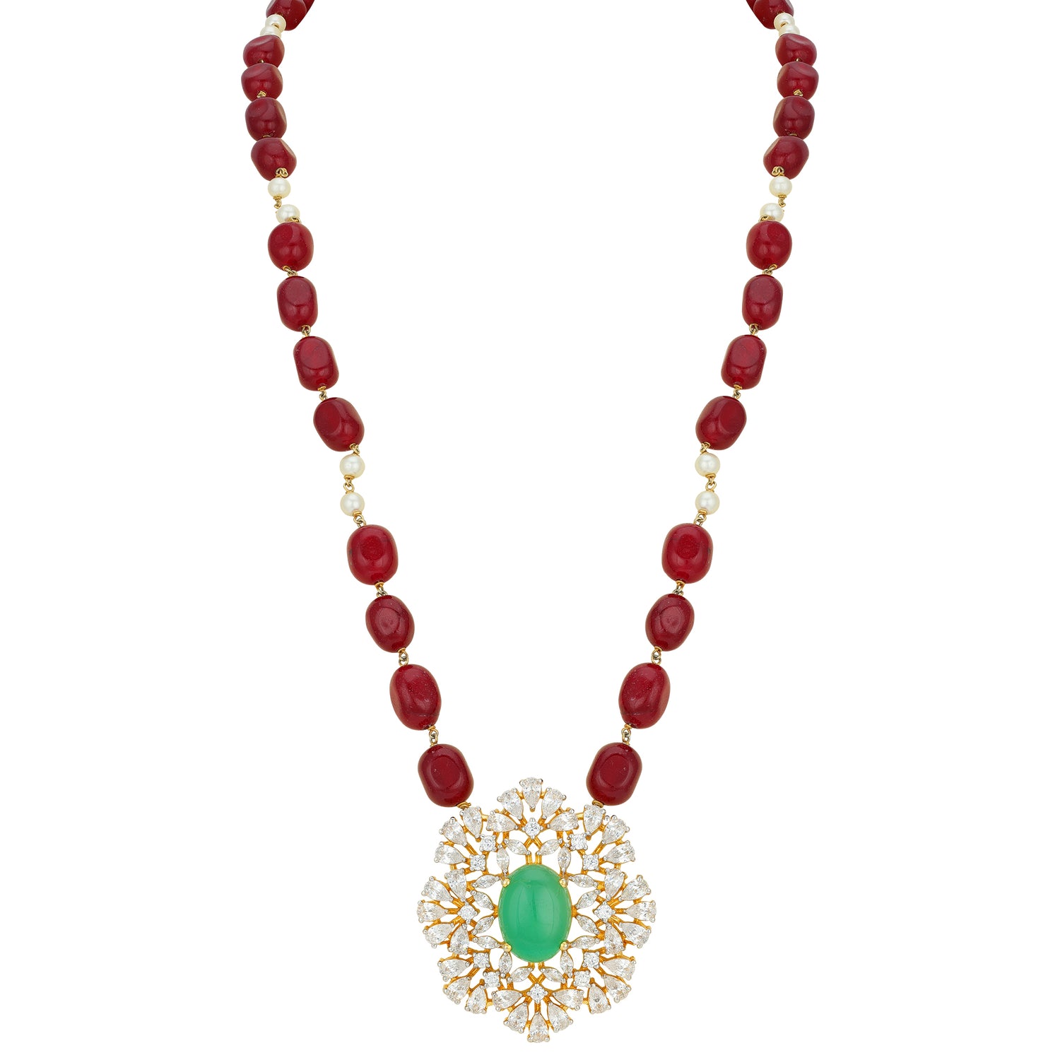 925 Sterling Silver Golden Era Charm Necklace for Women