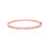 925 Sterling Silver Graceful Clover Bloom Luster Kada For Women