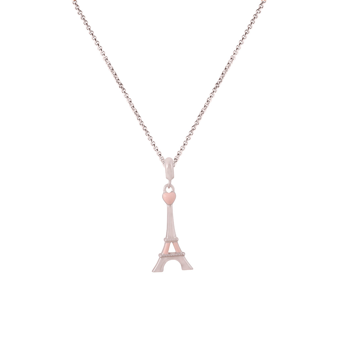 925 Sterling Silver Heart of Paris Pendant