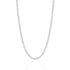 925 Sterling Silver Hyperlink Matrix Rhodium Plated Chain for Men