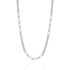 925 Sterling Silver Infinity Spiral Horizon Chain for Men