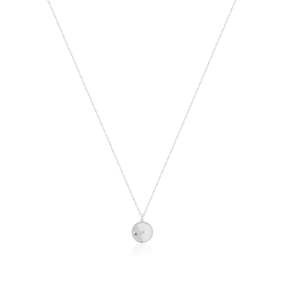 925 Sterling Silver Ivory Glow Pendant Chain