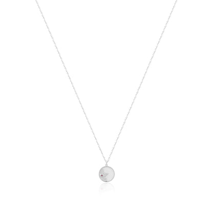 925 Sterling Silver Ivory Glow Pendant Chain