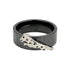 925 Sterling Silver Jaguar Leopard Black Polish Ring for Men