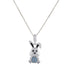 925 Sterling Silver Lil Bunny Rhodium Plated Pendant For Kids
