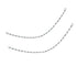 925 Sterling Silver Linked Flower Design Anklet for Women