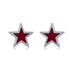 925 Sterling Silver Little Star  Rhodium Plated Stud For Kids