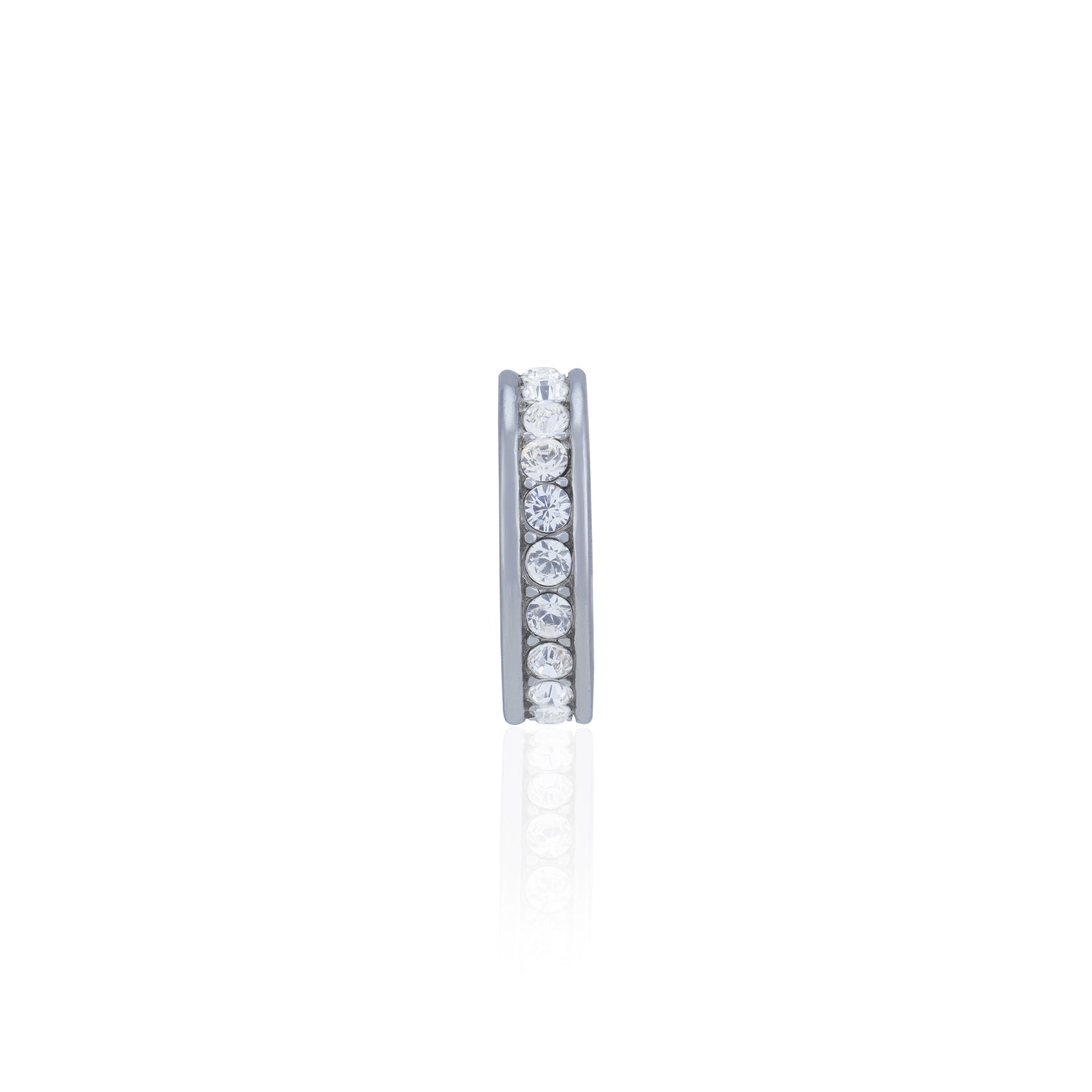 925 Sterling Silver LoveWhirl Crystal Charm Pendant for Women