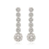 925 Sterling Silver Luminous Floral  Earring