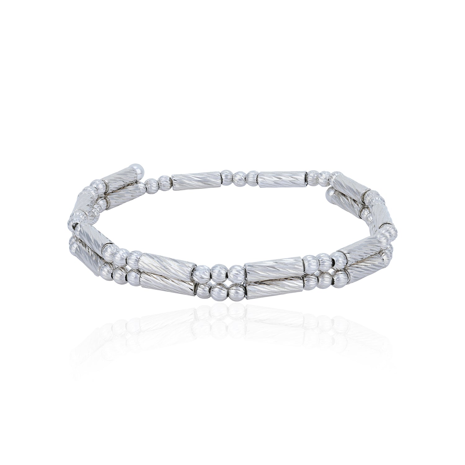 925 Sterling Silver Luxe 3-in-1 Transforming Bracelet Anklet Ring for Women