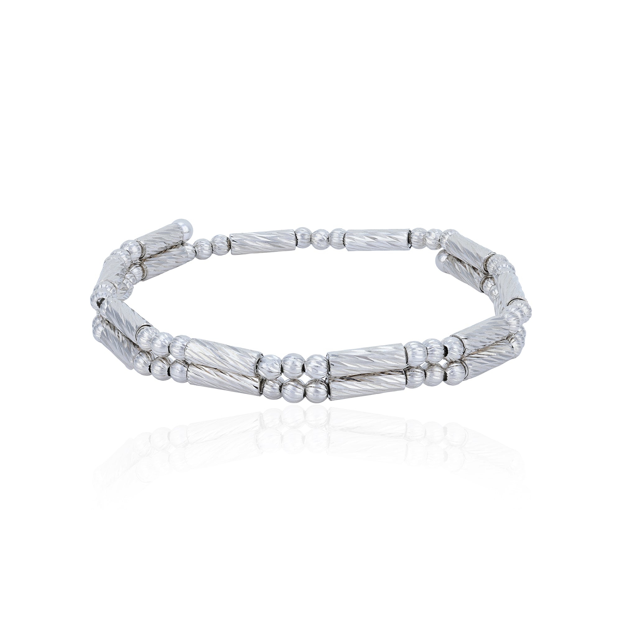 925 Sterling Silver Luxe 3-in-1 Transforming Bracelet Anklet Ring for Women