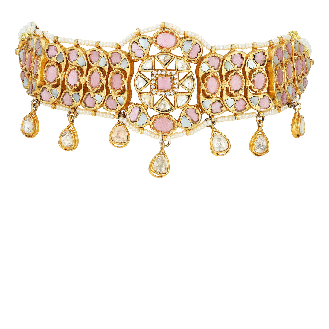 925 Sterling Silver Luxe Petal Aura Necklace for Women