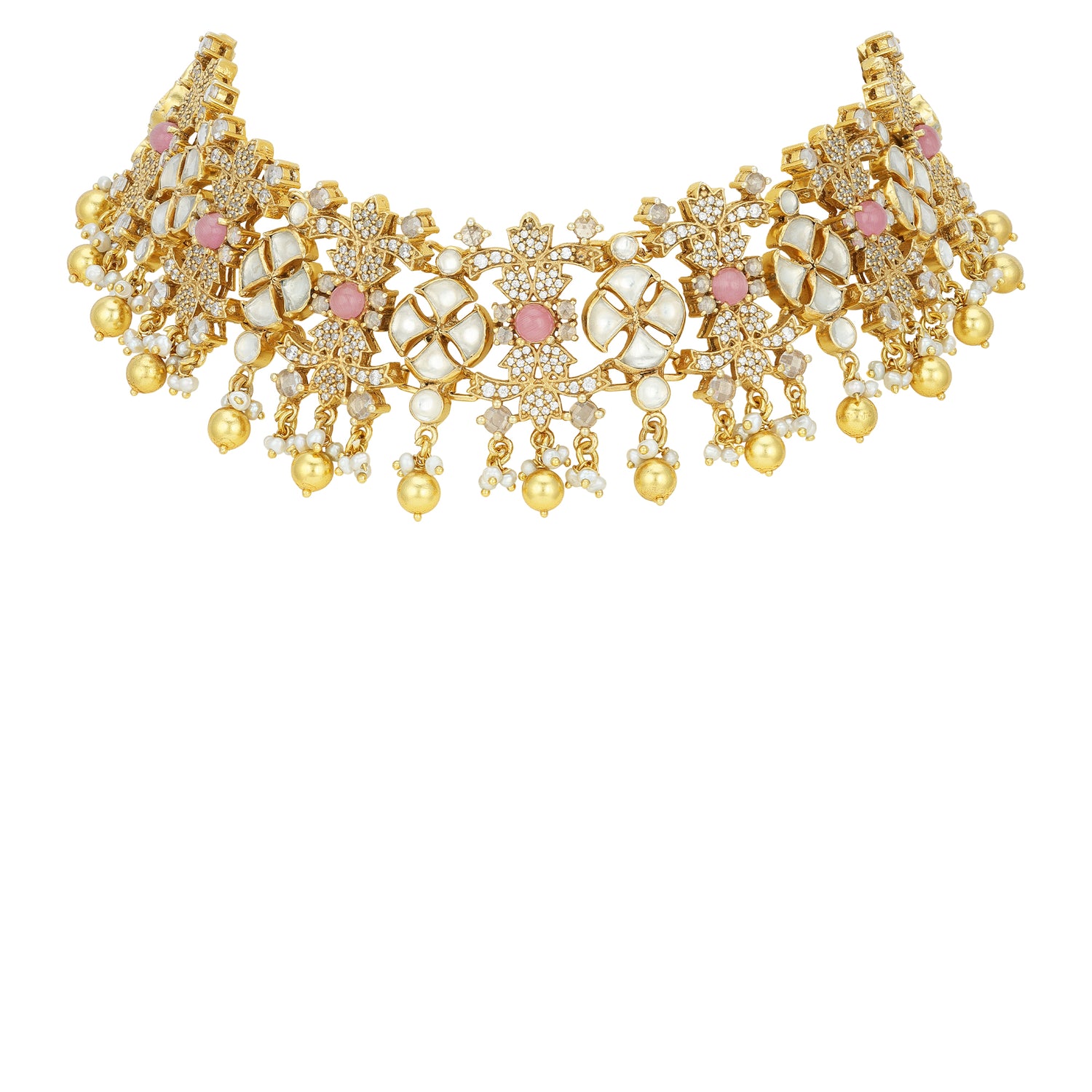 925 Sterling Silver Majestic Pearl Charm Necklace for Women