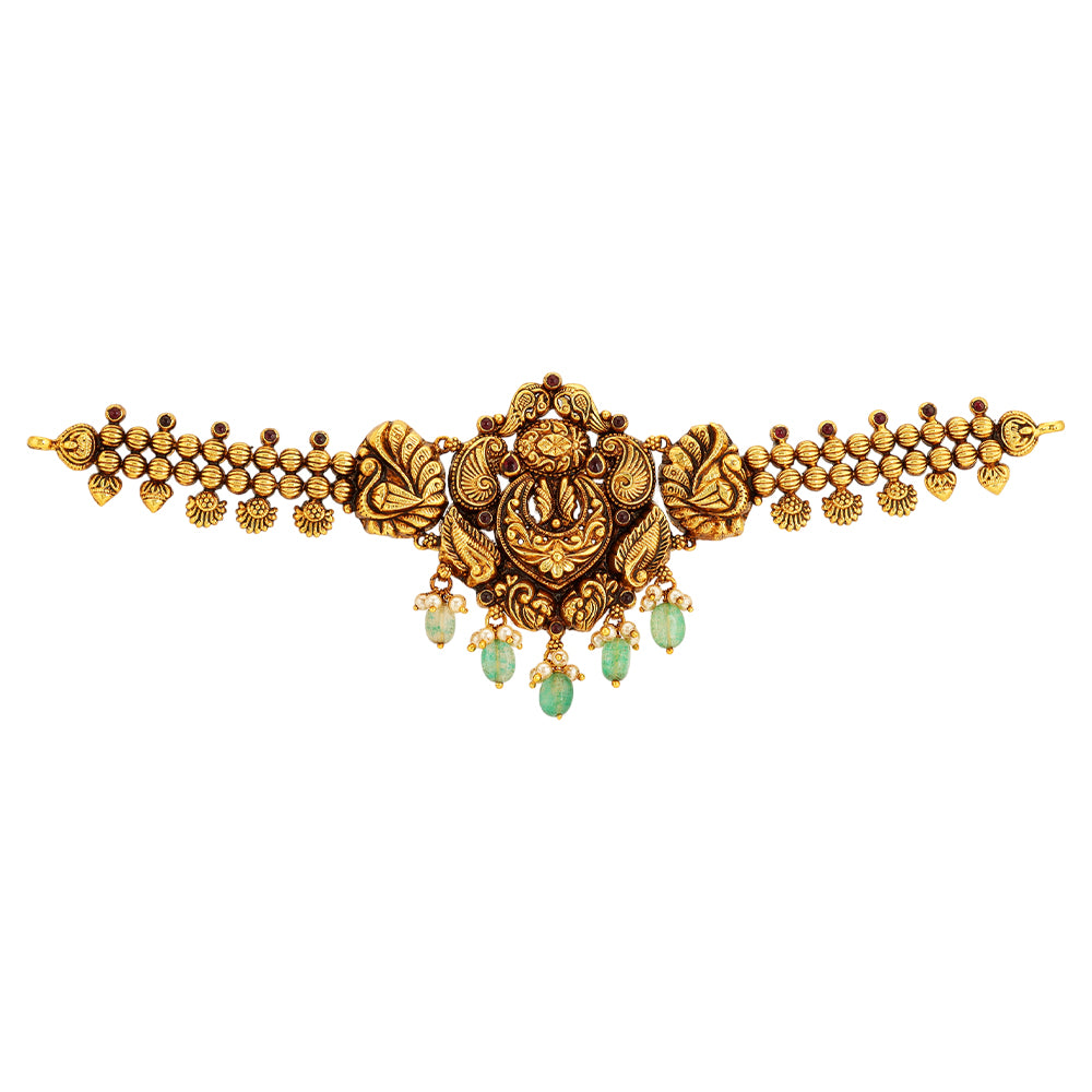 925 Sterling Silver Manga Exquisite Peacock Gold Plated Vankki For Women