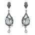 925 Sterling Silver Marcasite Bird Perch Drop Earring for Women