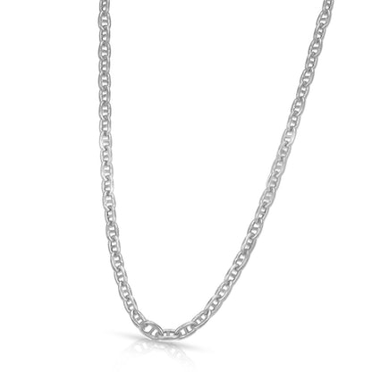 925 Sterling Silver Maverick Link Trail Chain for Men