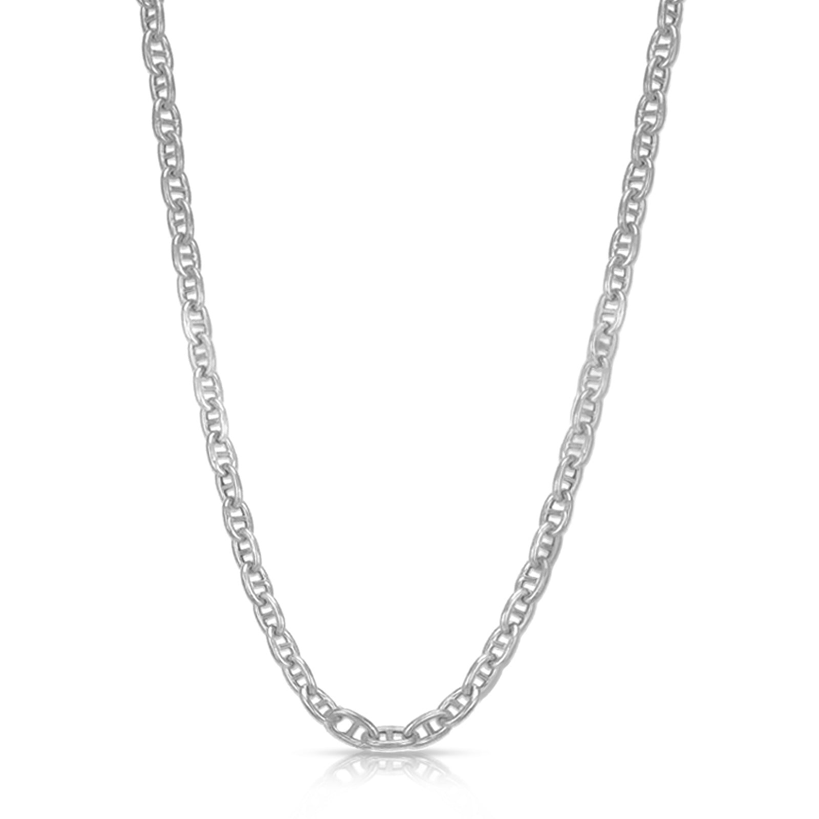 925 Sterling Silver Maverick Link Trail Chain for Men