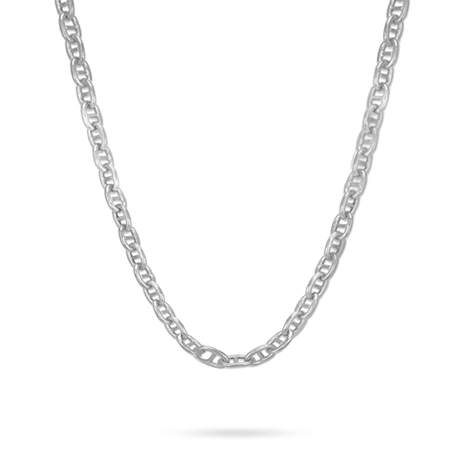 925 Sterling Silver Maverick Link Trail Chain for Men