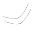925 Sterling Silver Minimal Oxidized Decorative Bead Anklet for Women