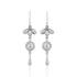 925 Sterling Silver Modern Minimal Teardrop Earrings For Women
