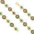 925 Sterling Silver Mughal Bloom Antique Bracelet for Women
