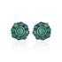 925 Sterling Silver Multi-Stone Turquoise Earrings for Women