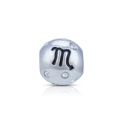 925 Sterling Silver Mystic Scorpio Charm Pendant for Women