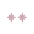925 Sterling Silver Octave Star Shape Earrings for Women